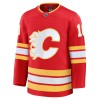 Mænd NHL Calgary Flames Trøje 2024-25 Fanatics Premium Jonathan Huberdeau Rød Hjemme